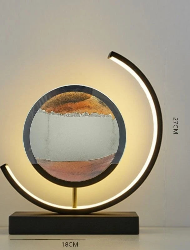 Moving Sand Art LED Table Lamp