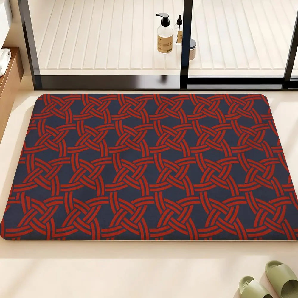 Nautical Rope Knot Flannel Rug