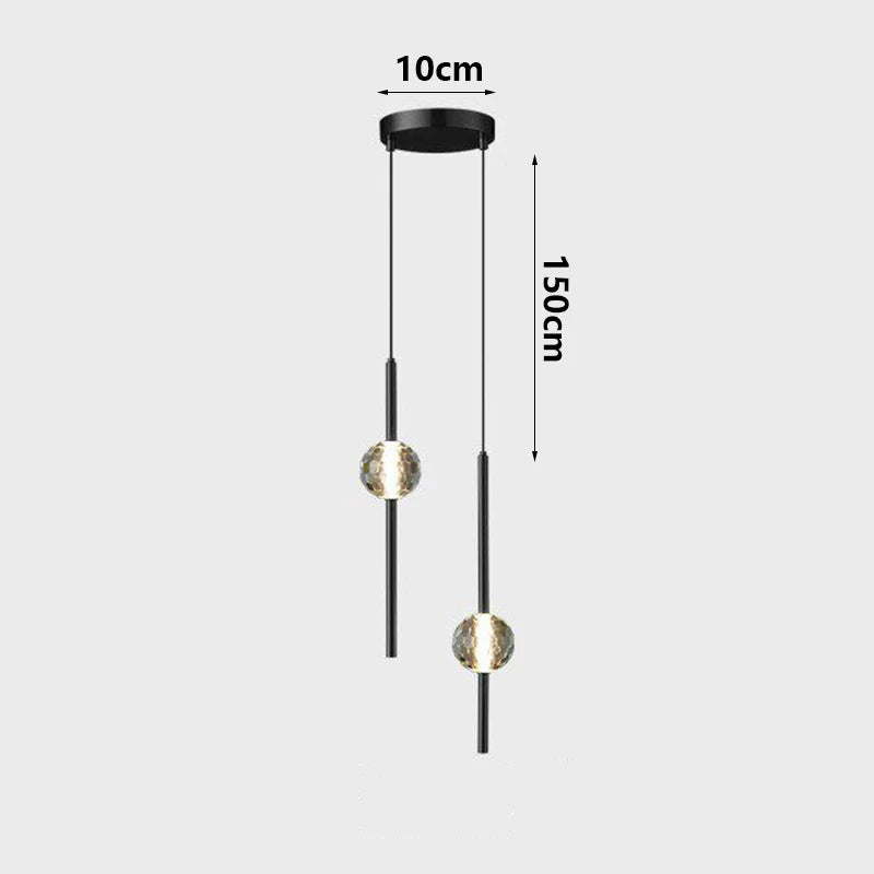 1Pc Modern Home Decor LED Lights Bedroom Lamp Bedside Pendant Light Lamps LED Chandeliers Hanging Light Indoor Lighting