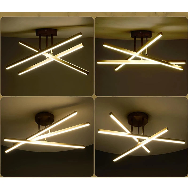 Ceiling Light Simple Modern Bedroom Atmosphere Duplex Villa Hall Nordic Lamps Minimalist Living Room Lamp Room Ceiling Lights