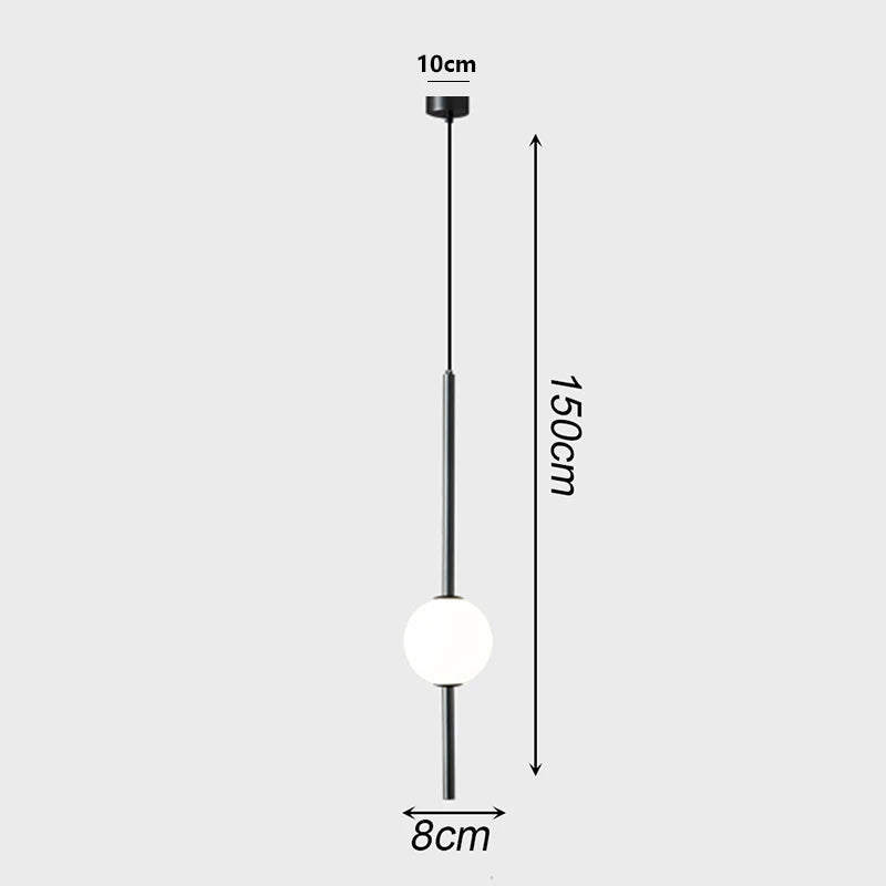 1Pc Modern Home Decor LED Lights Bedroom Lamp Bedside Pendant Light Lamps LED Chandeliers Hanging Light Indoor Lighting