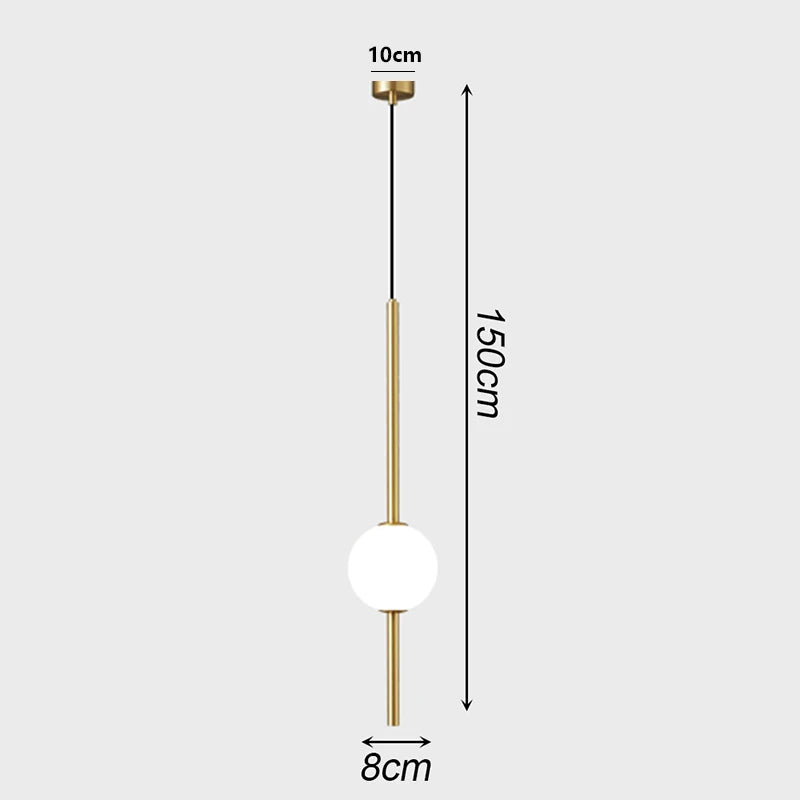 1Pc Modern Home Decor LED Lights Bedroom Lamp Bedside Pendant Light Lamps LED Chandeliers Hanging Light Indoor Lighting