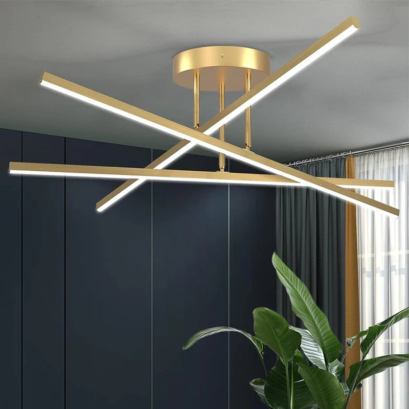 Ceiling Light Simple Modern Bedroom Atmosphere Duplex Villa Hall Nordic Lamps Minimalist Living Room Lamp Room Ceiling Lights