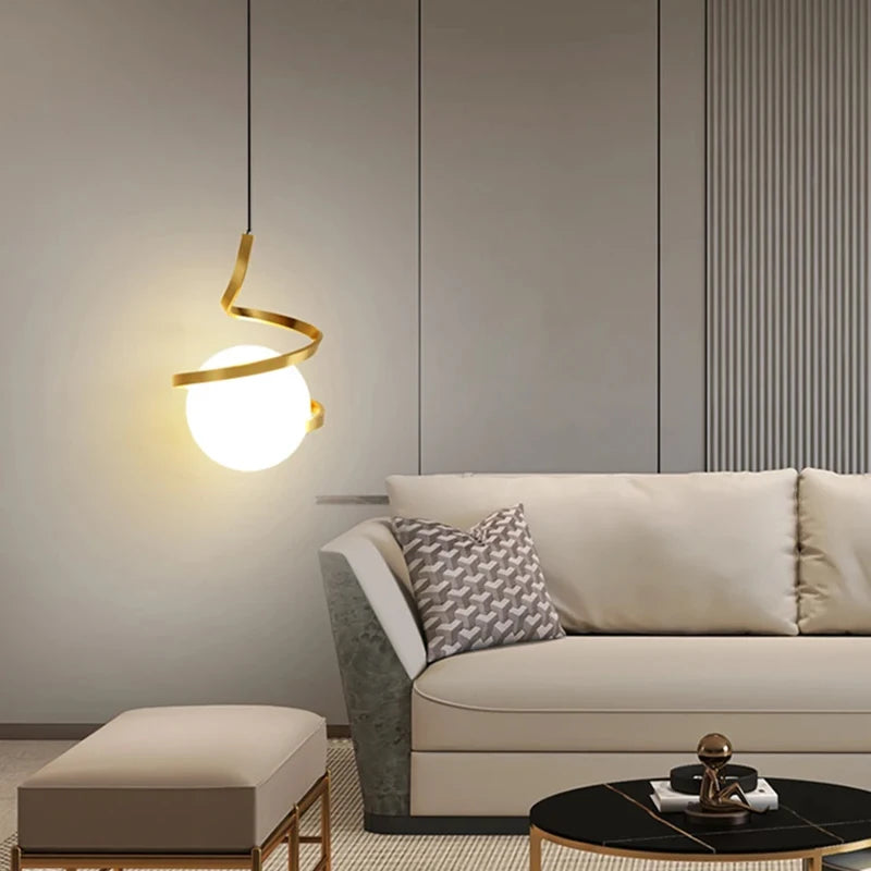 Nordic LED Pendant Lamps Indoor Lighting Fixture for Living Bedroom Bedside Kitchen Dining Table Home Decoration Hanging Light