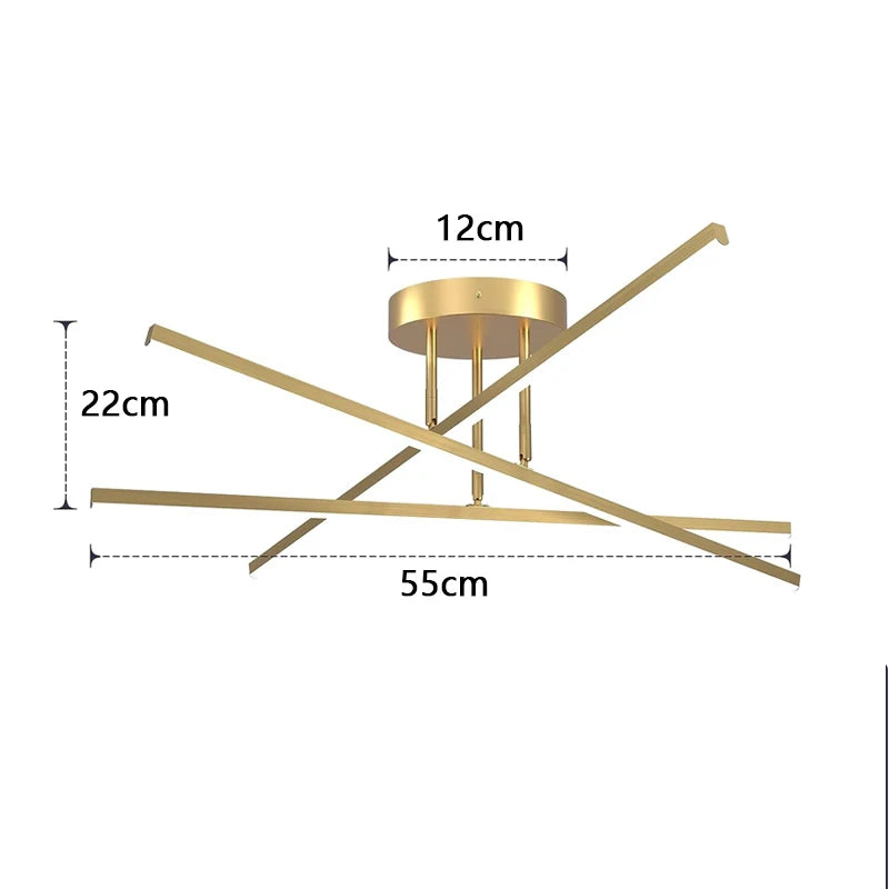 Ceiling Light Simple Modern Bedroom Atmosphere Duplex Villa Hall Nordic Lamps Minimalist Living Room Lamp Room Ceiling Lights