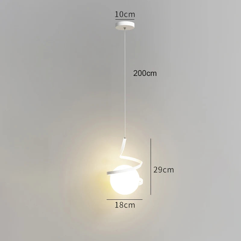 Nordic LED Pendant Lamps Indoor Lighting Fixture for Living Bedroom Bedside Kitchen Dining Table Home Decoration Hanging Light