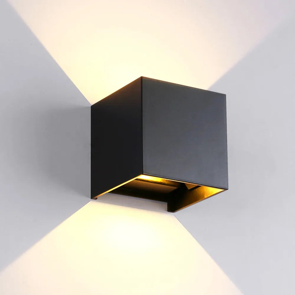 Led Wall Lamp Waterproof IP65 7W Outdoor Indoor Lighting Wall Light for Garden Porch AC 90-260V Living Room Decoration