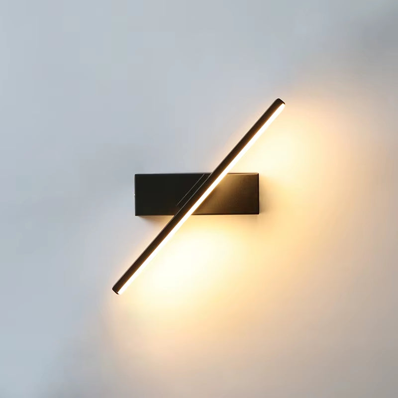 LED Wall Light Bedroom beside Wall Lamp 330° Rotatable Adjustment of Lighting Angle Length 30Cm/40Cm/50Cm Aluminum and Iron