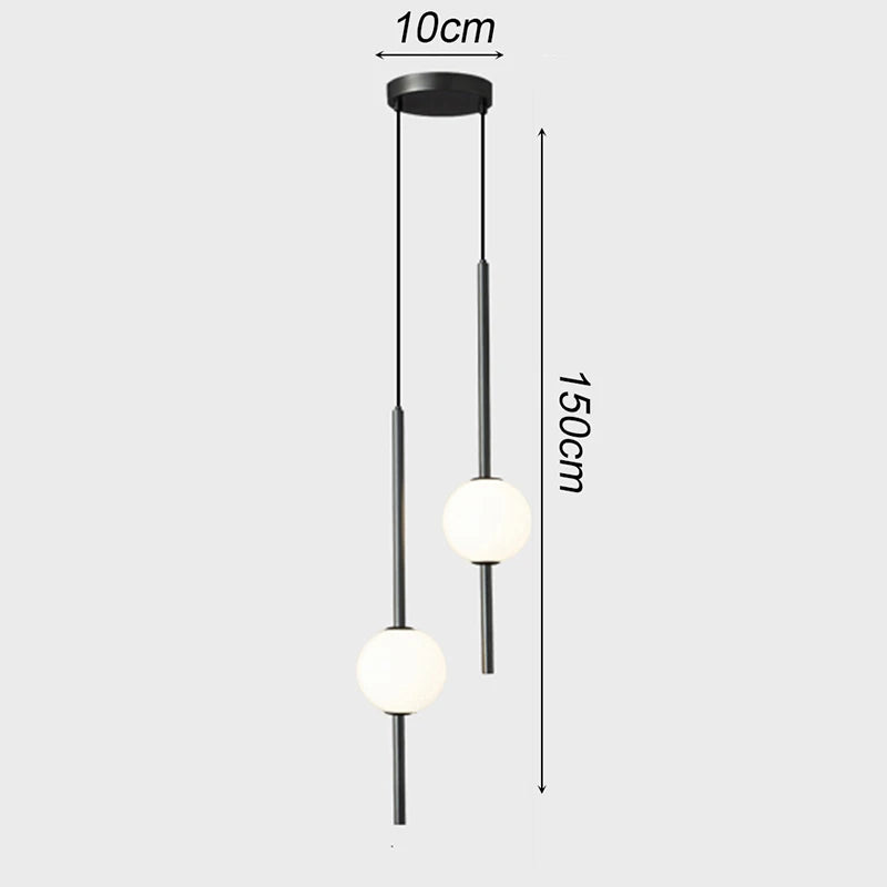 1Pc Modern Home Decor LED Lights Bedroom Lamp Bedside Pendant Light Lamps LED Chandeliers Hanging Light Indoor Lighting