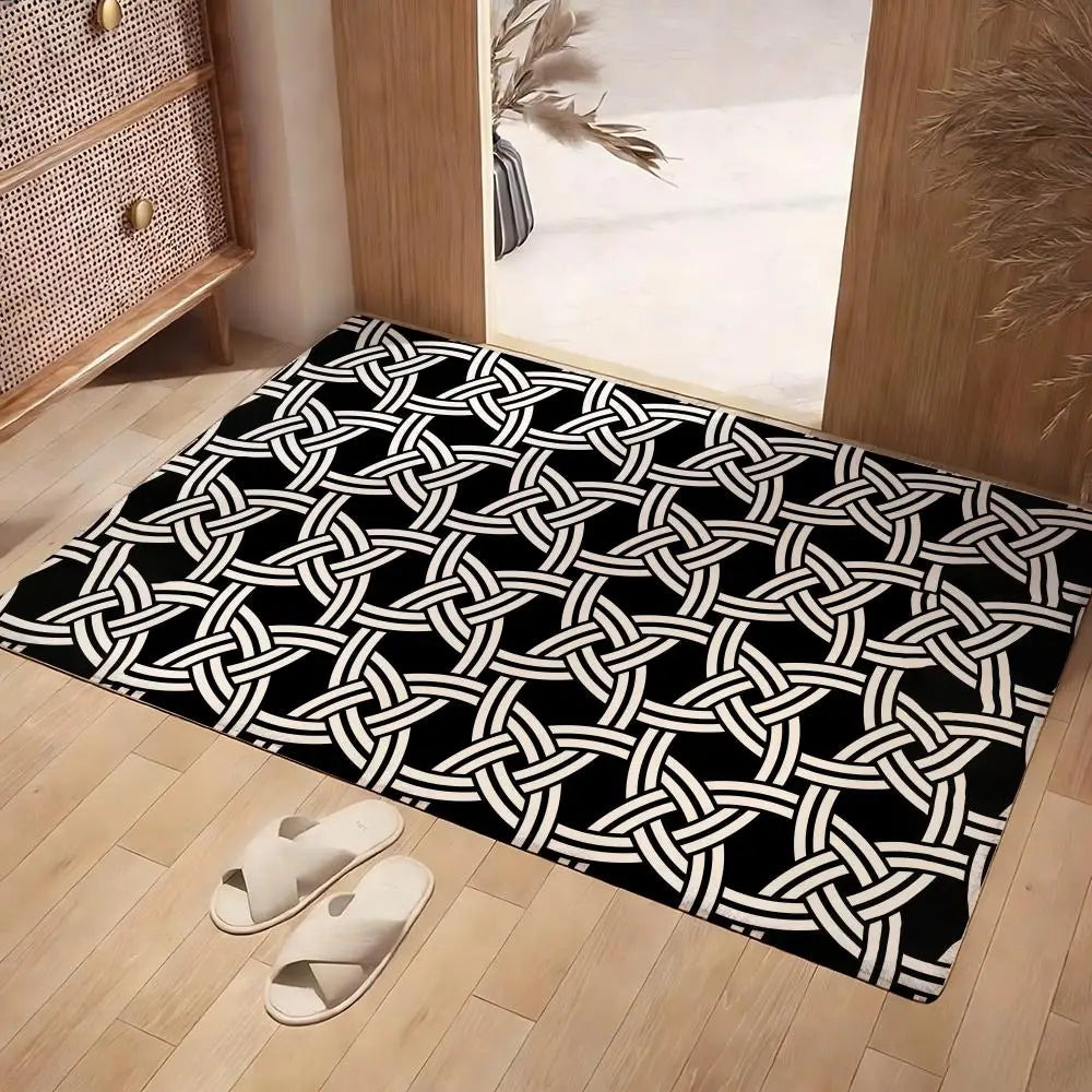 Nautical Rope Knot Flannel Rug