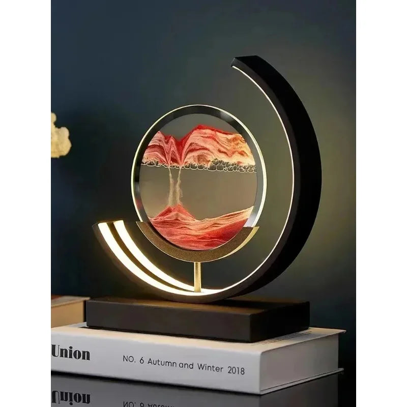 Moving Sand Art LED Table Lamp