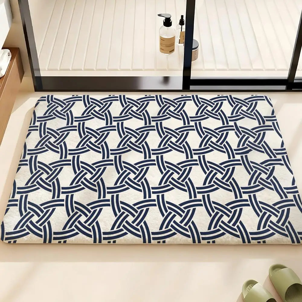 Nautical Rope Knot Flannel Rug