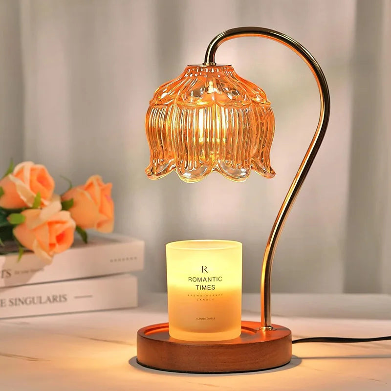 Nordic Glass Candle Warmer Lamp - type 1