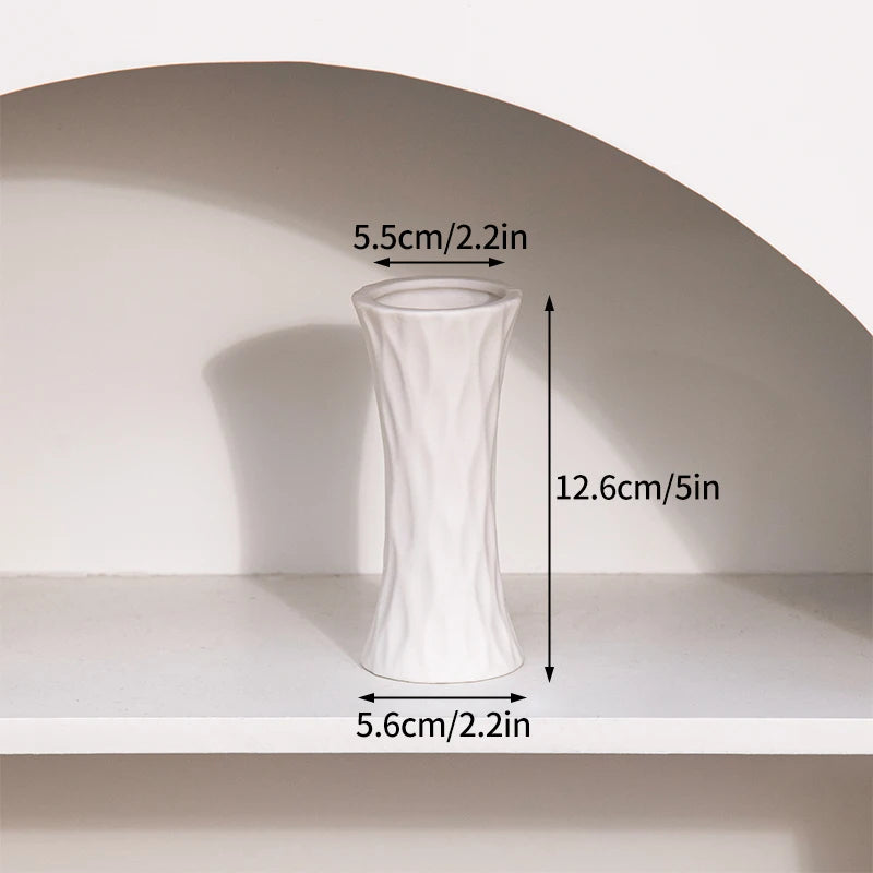 Nordic White Ceramic Vase