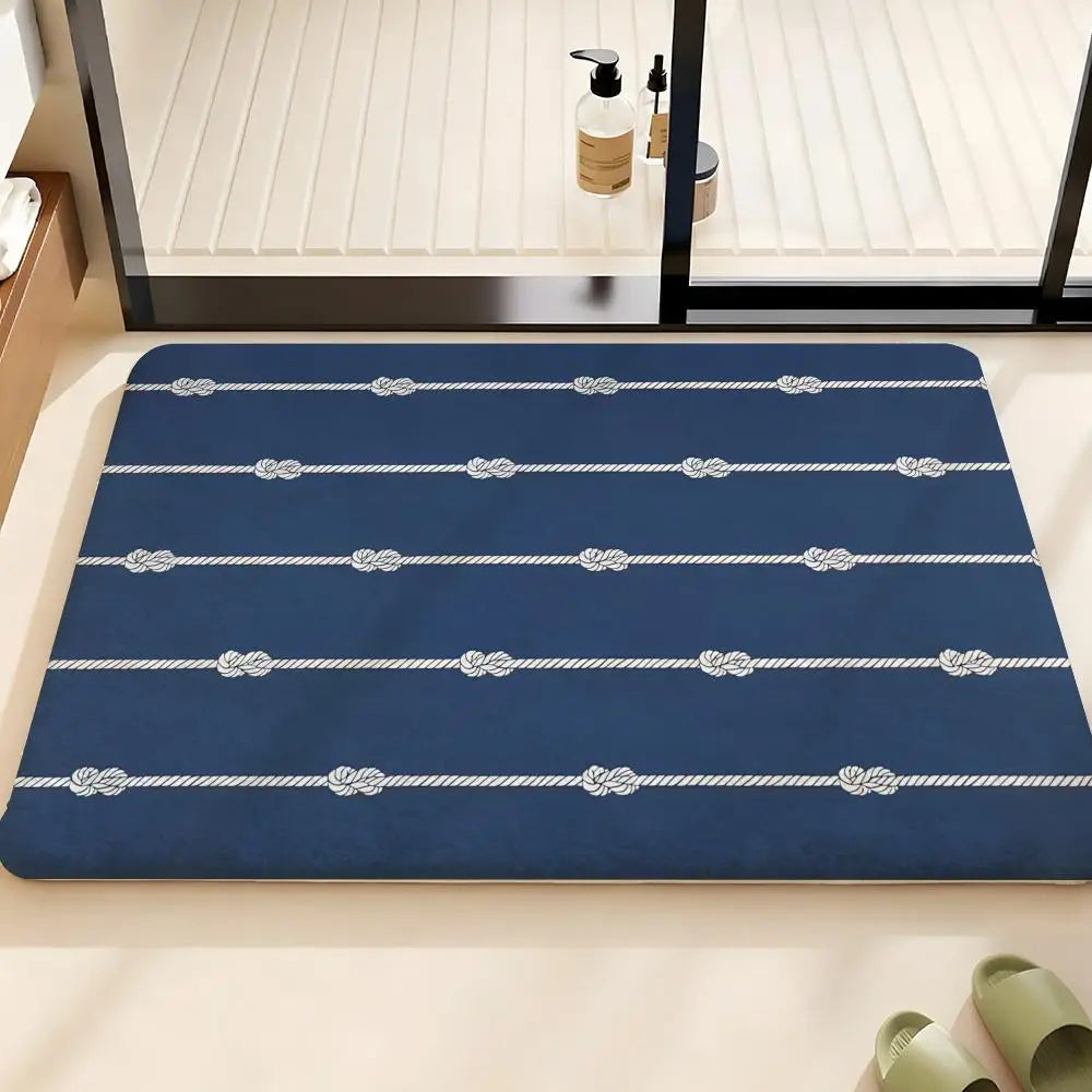 Nautical Rope Knot Flannel Rug