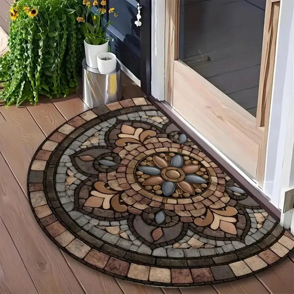 Semicircle Welcome Door Mat