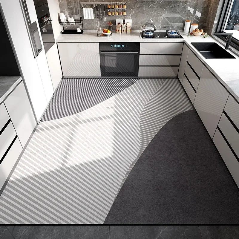 Geometric Kitchen Floor Mat