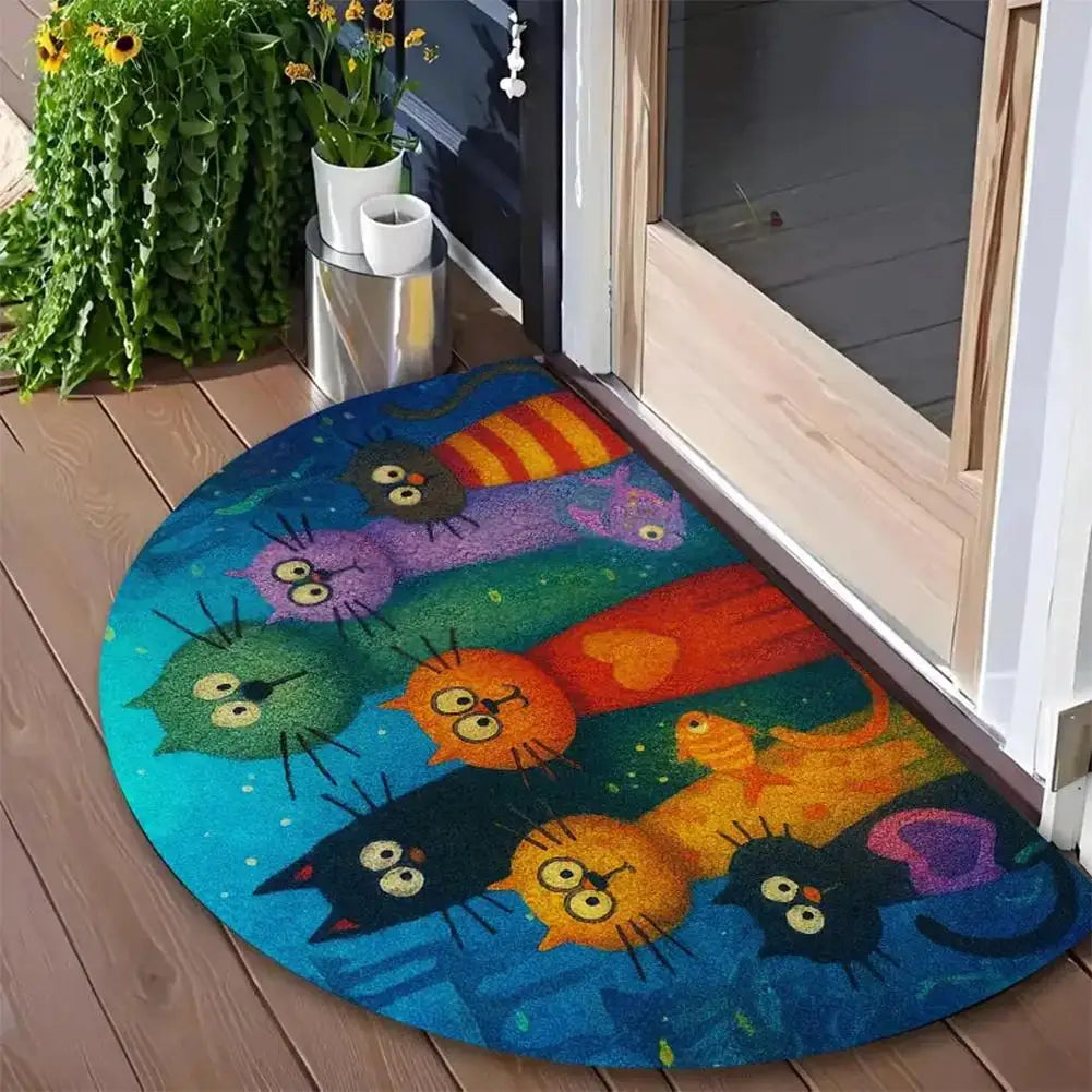 Semicircle Welcome Door Mat