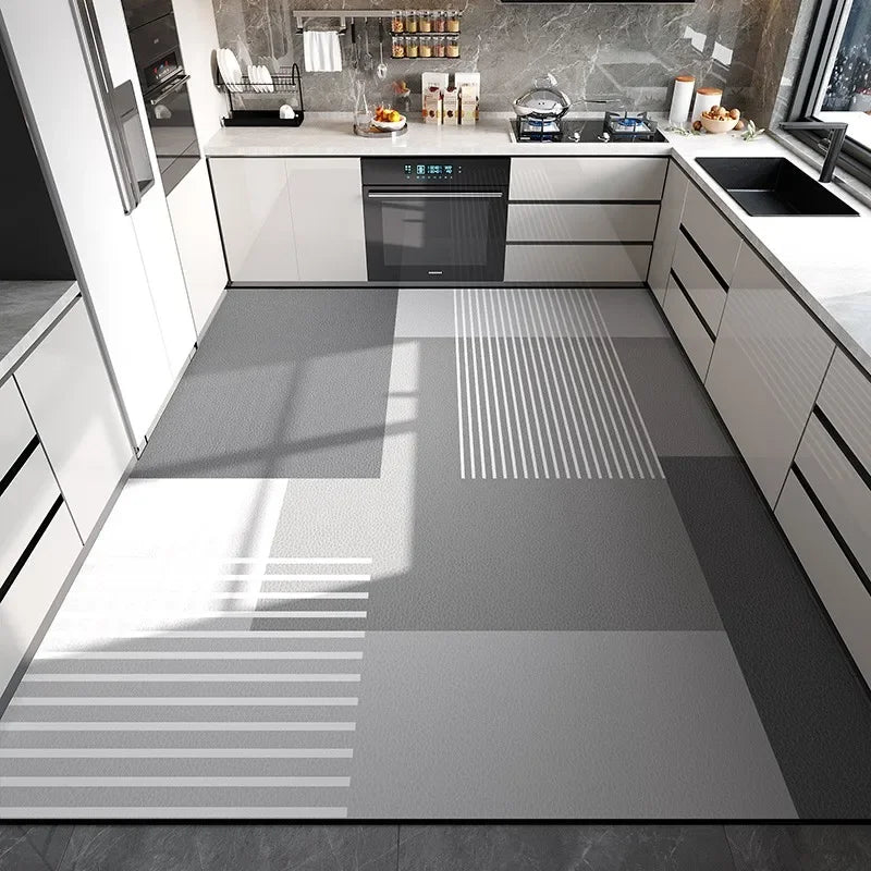 Geometric Kitchen Floor Mat