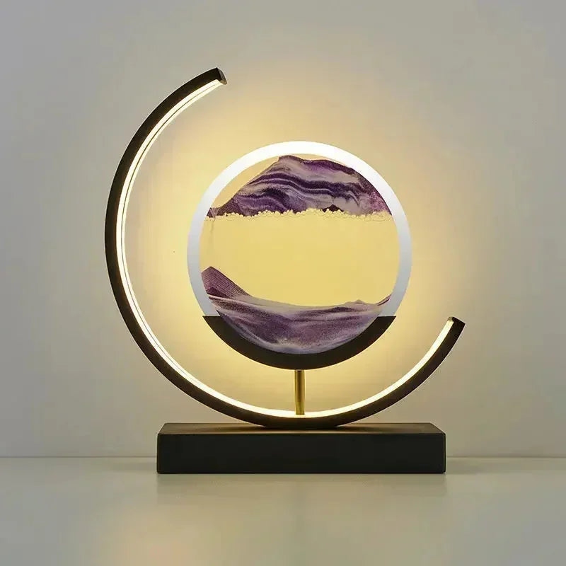 Moving Sand Art LED Table Lamp