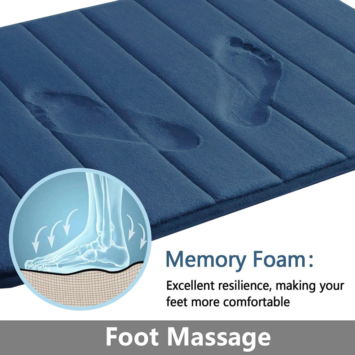 Memory Foam Bath Rug Set