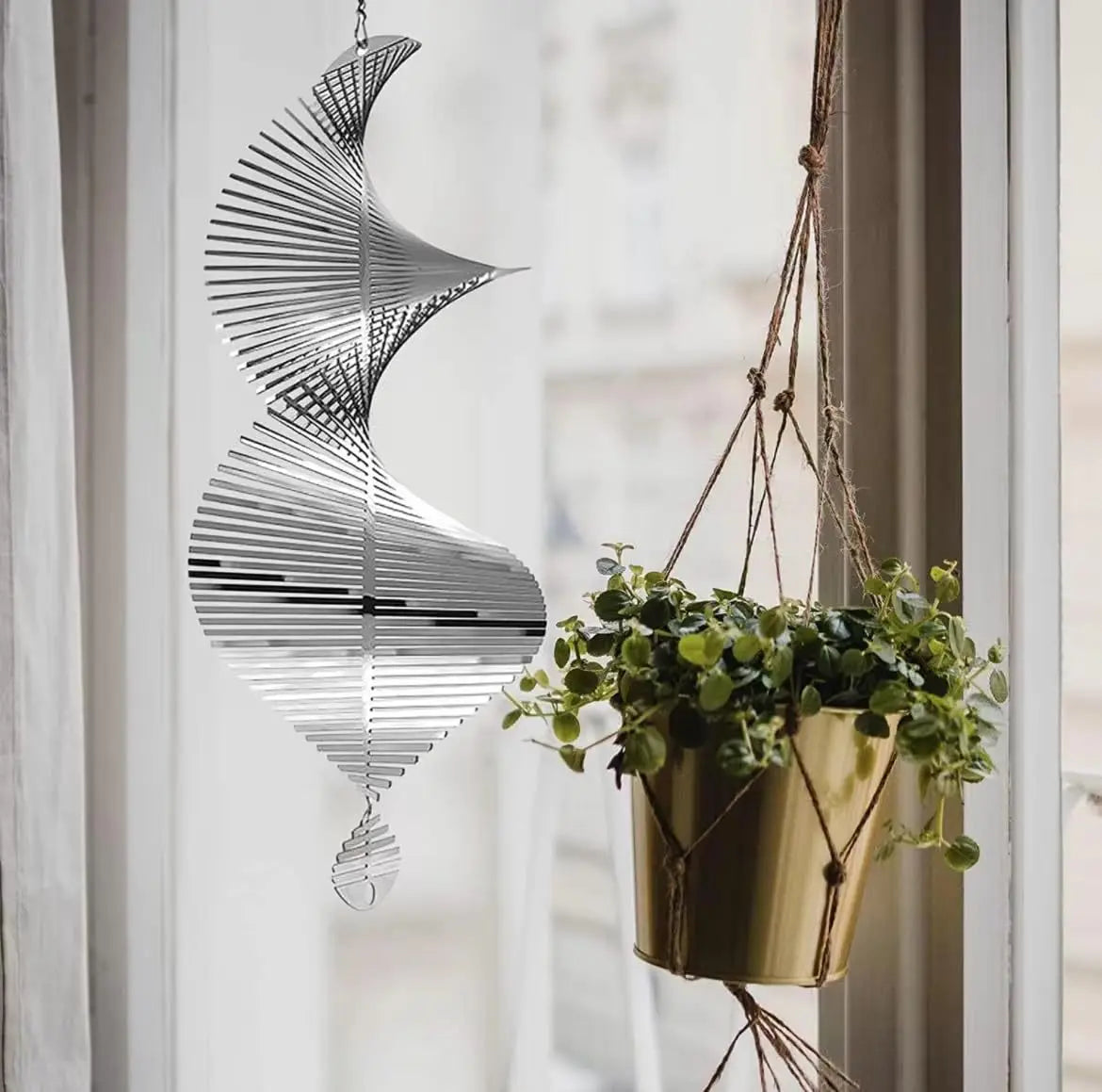 Metal Spiral Wind Spinner