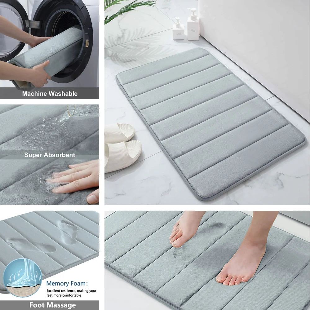 Memory Foam Bath Rug Set