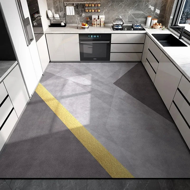 Geometric Kitchen Floor Mat