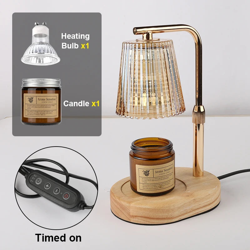 Candle Warmer Lamp with Timer - With Candle Set A
