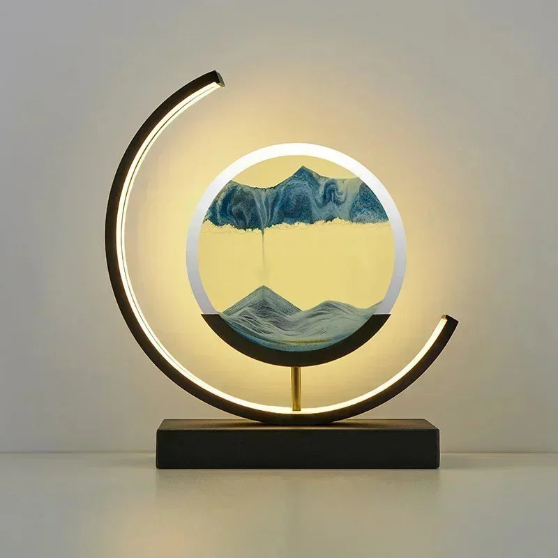 Moving Sand Art LED Table Lamp