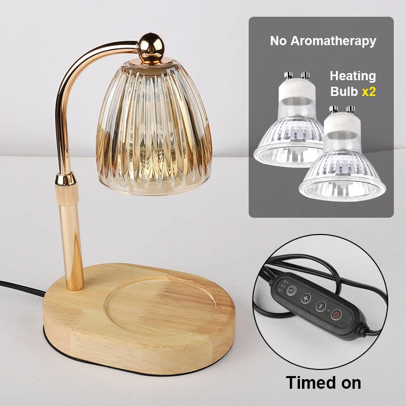 Candle Warmer Lamp with Timer - Warm White