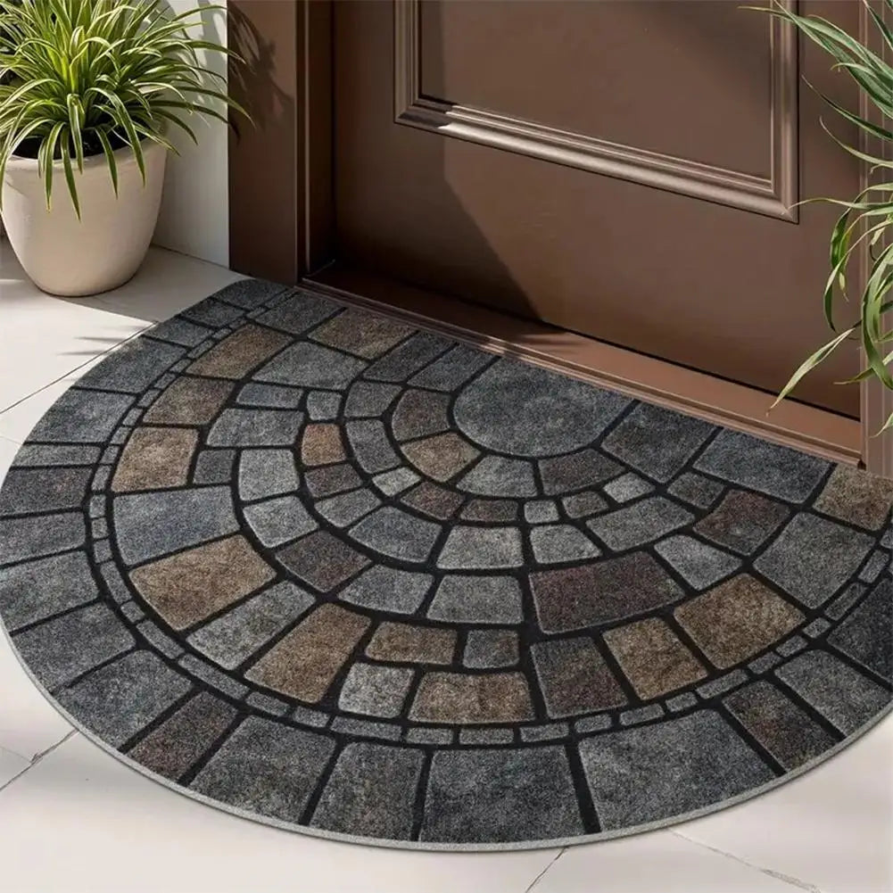 Semicircle Welcome Door Mat