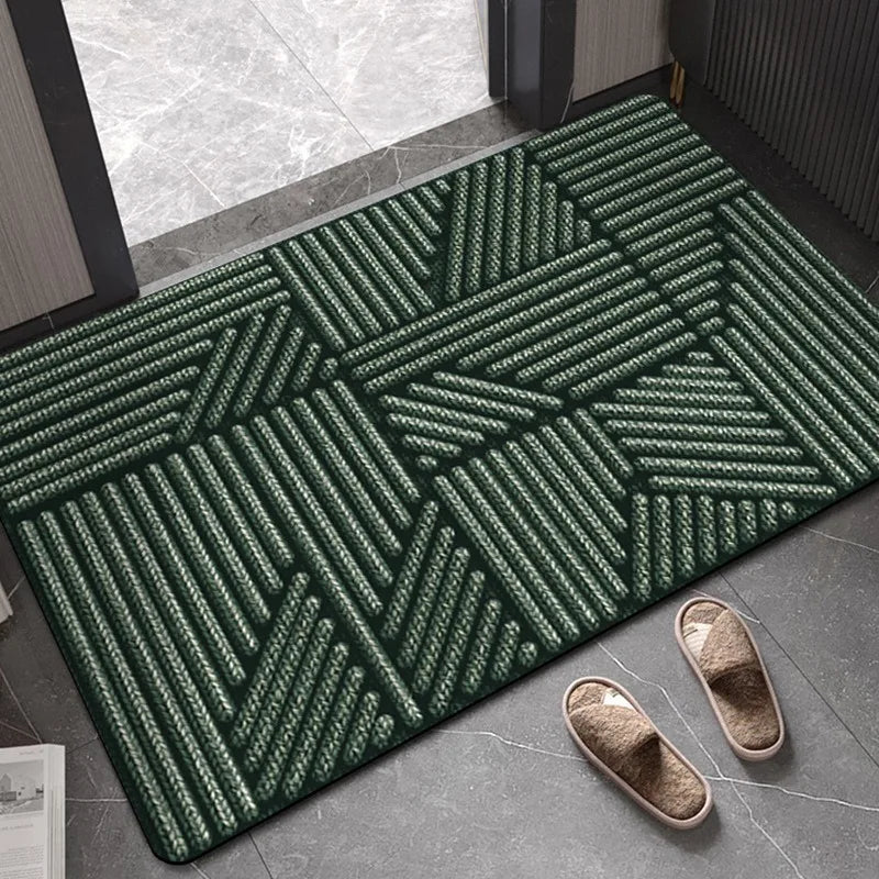 Geometric Stripe Door Mat