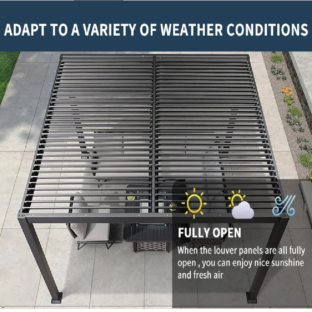Aluminum Bioclimatic Pergola