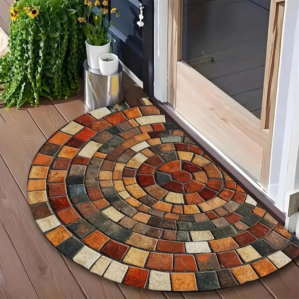 Semicircle Welcome Door Mat