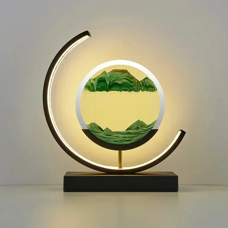 Moving Sand Art LED Table Lamp