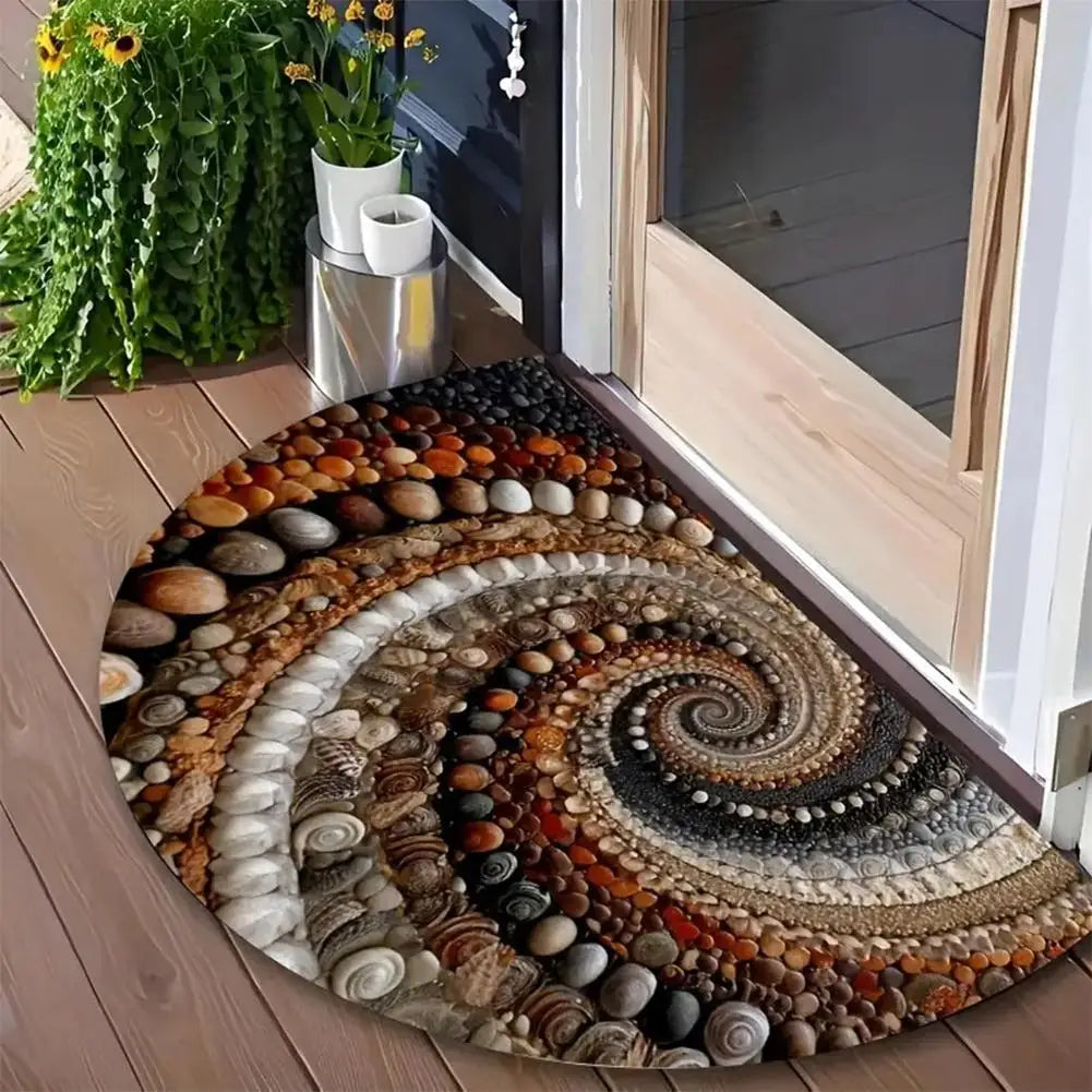 Semicircle Welcome Door Mat