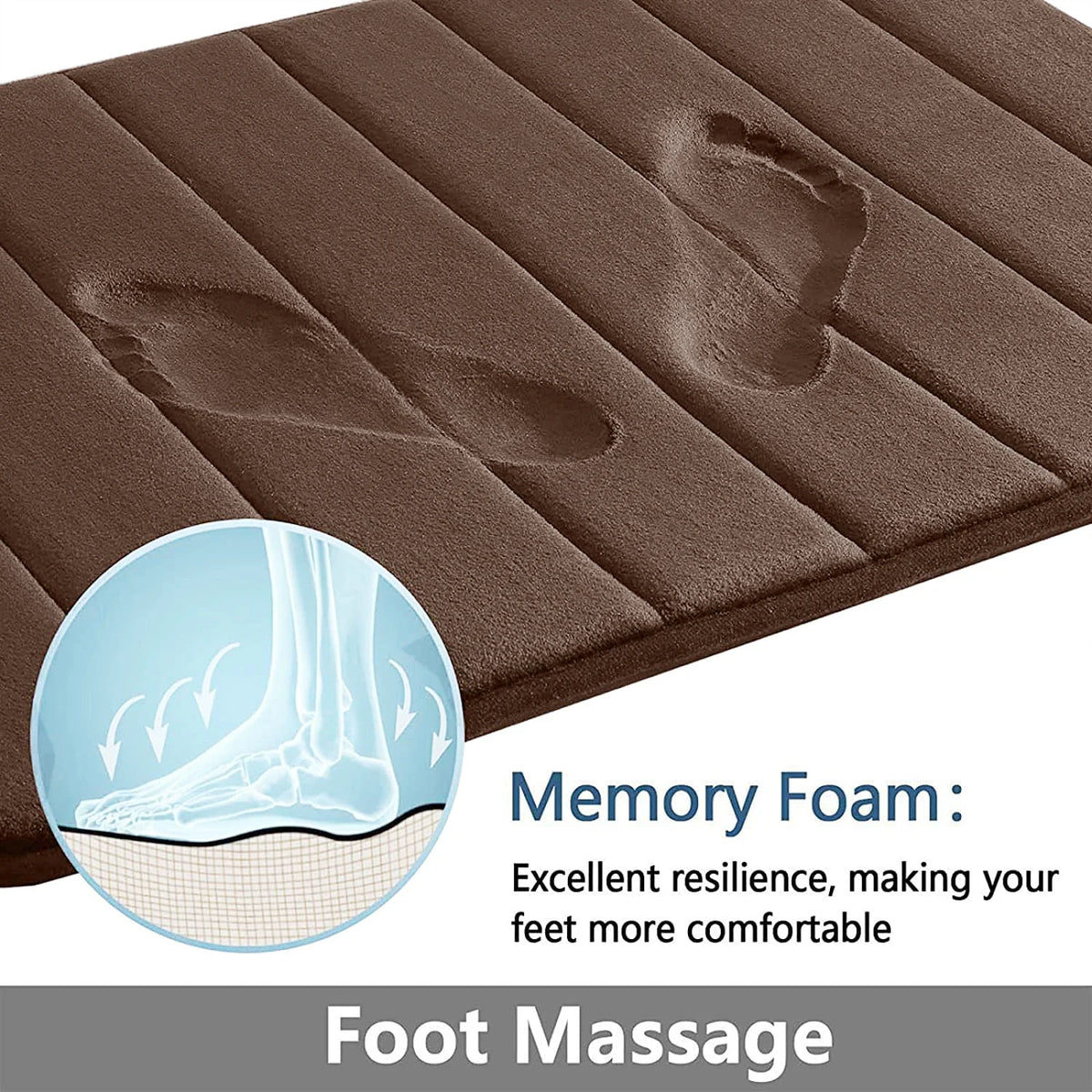 Memory Foam Bath Rug Set