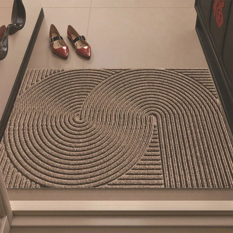 Geometric Stripe Door Mat