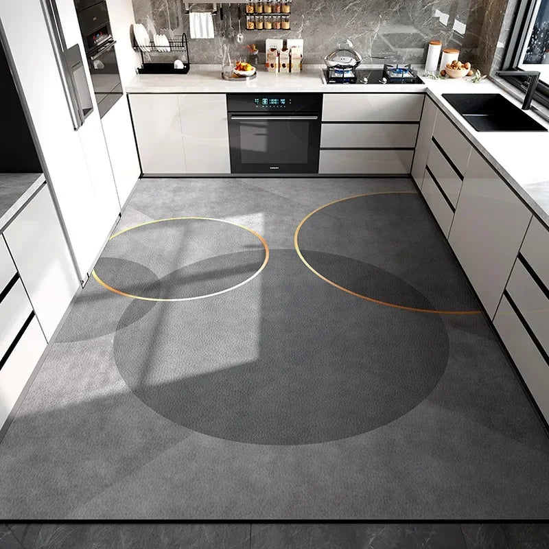 Geometric Kitchen Floor Mat