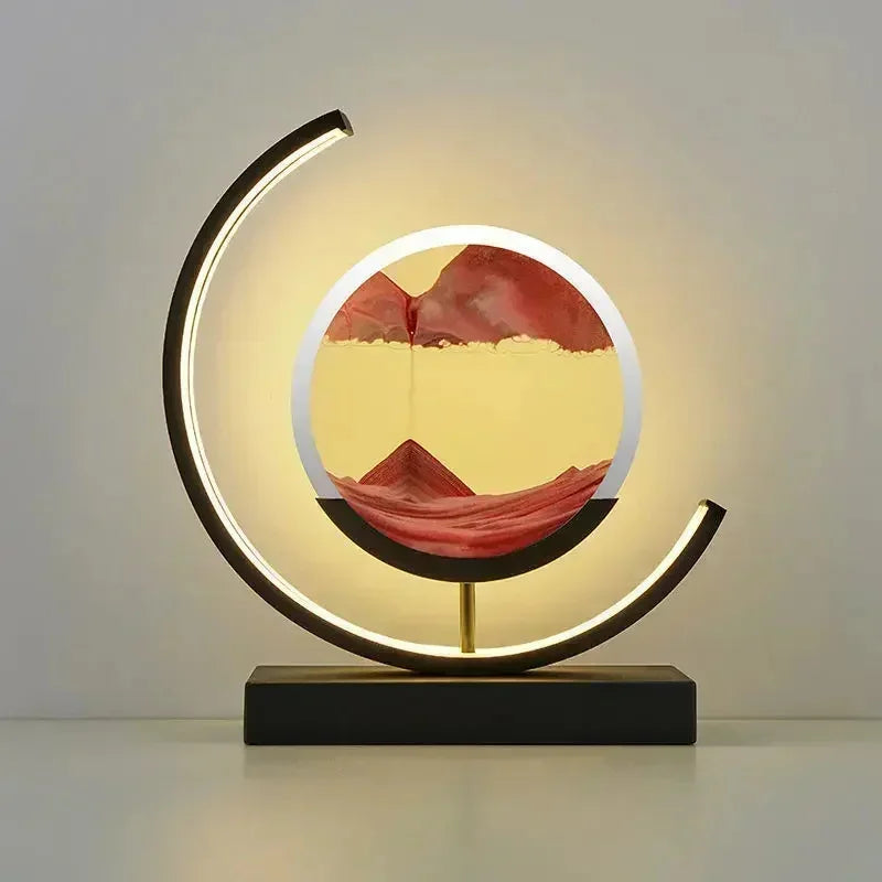Moving Sand Art LED Table Lamp