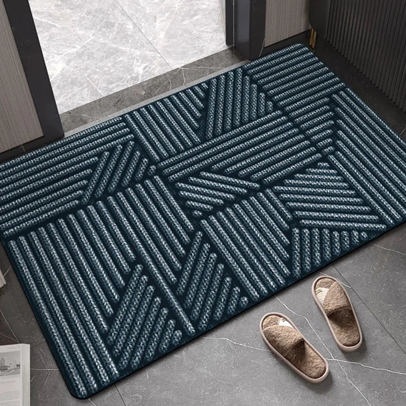 Geometric Stripe Door Mat