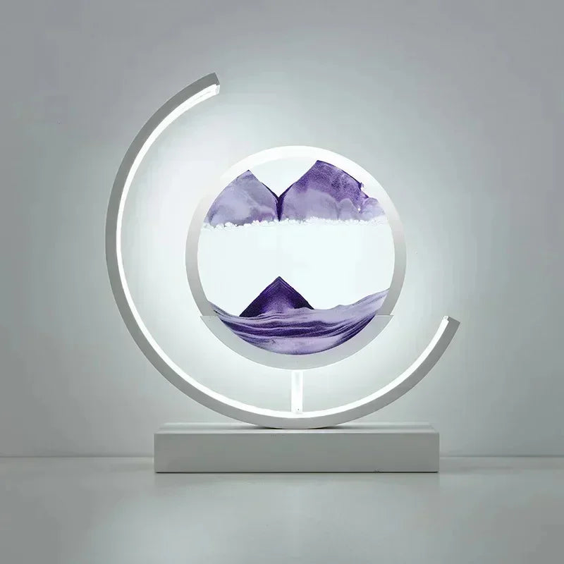 Moving Sand Art LED Table Lamp