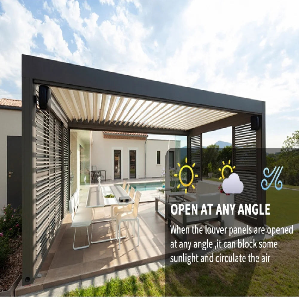 Aluminum Bioclimatic Pergola