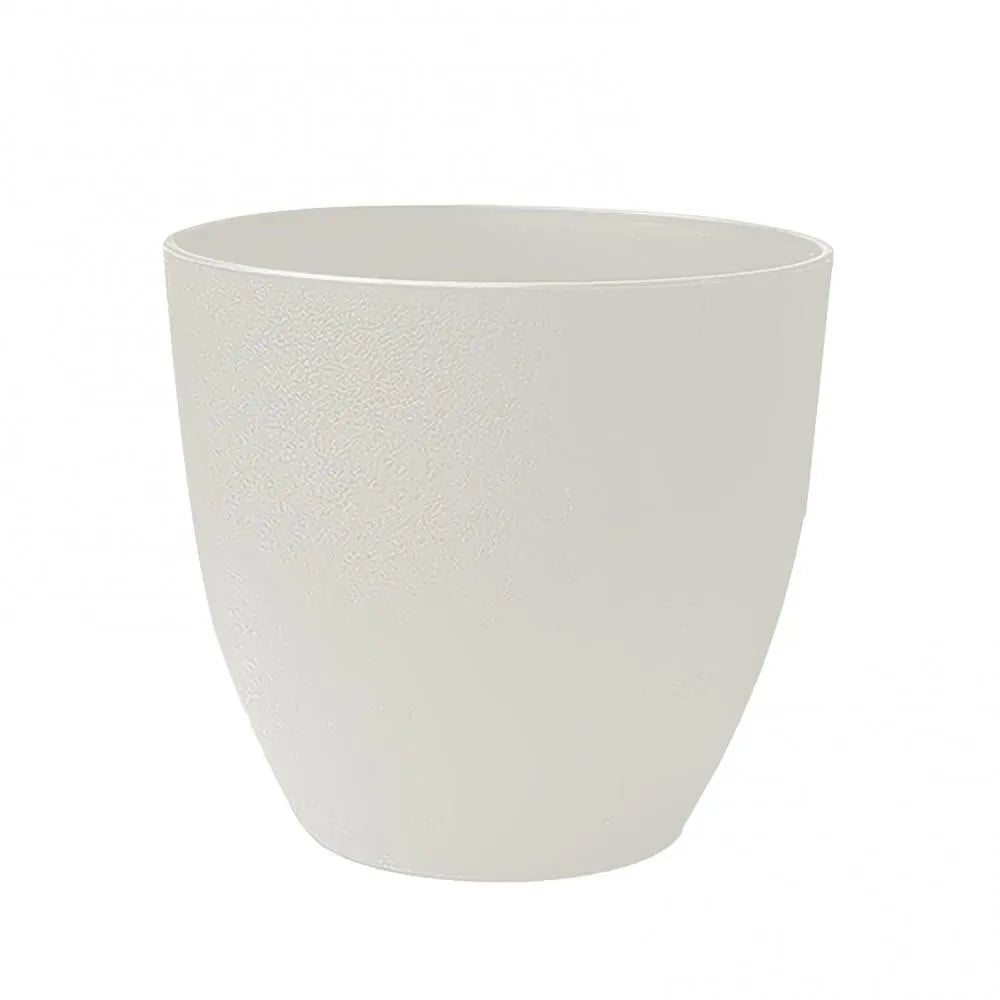 Frosted Stone-Look Flower Pot