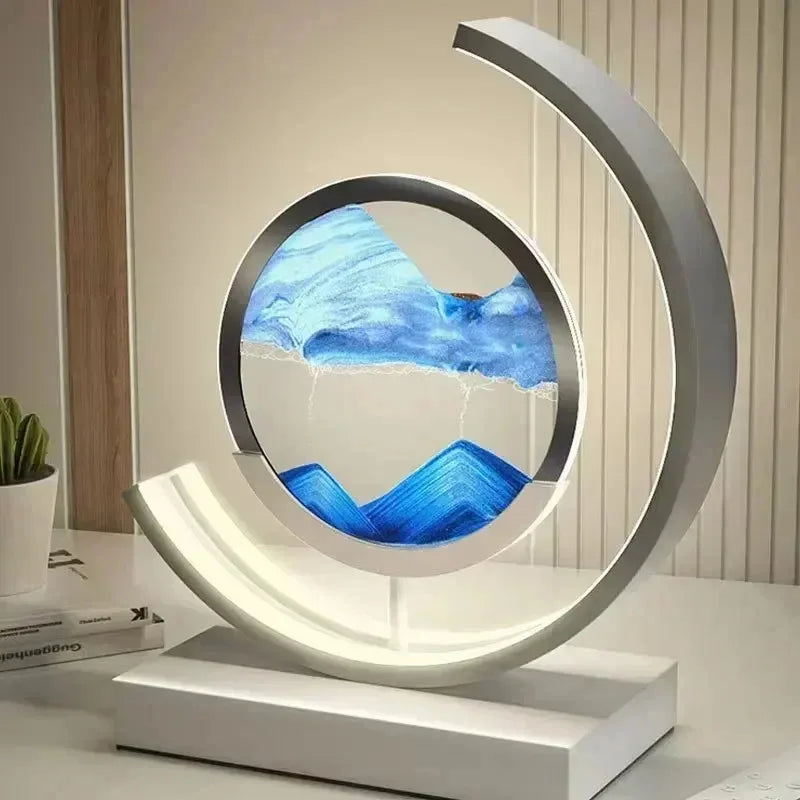 Moving Sand Art LED Table Lamp