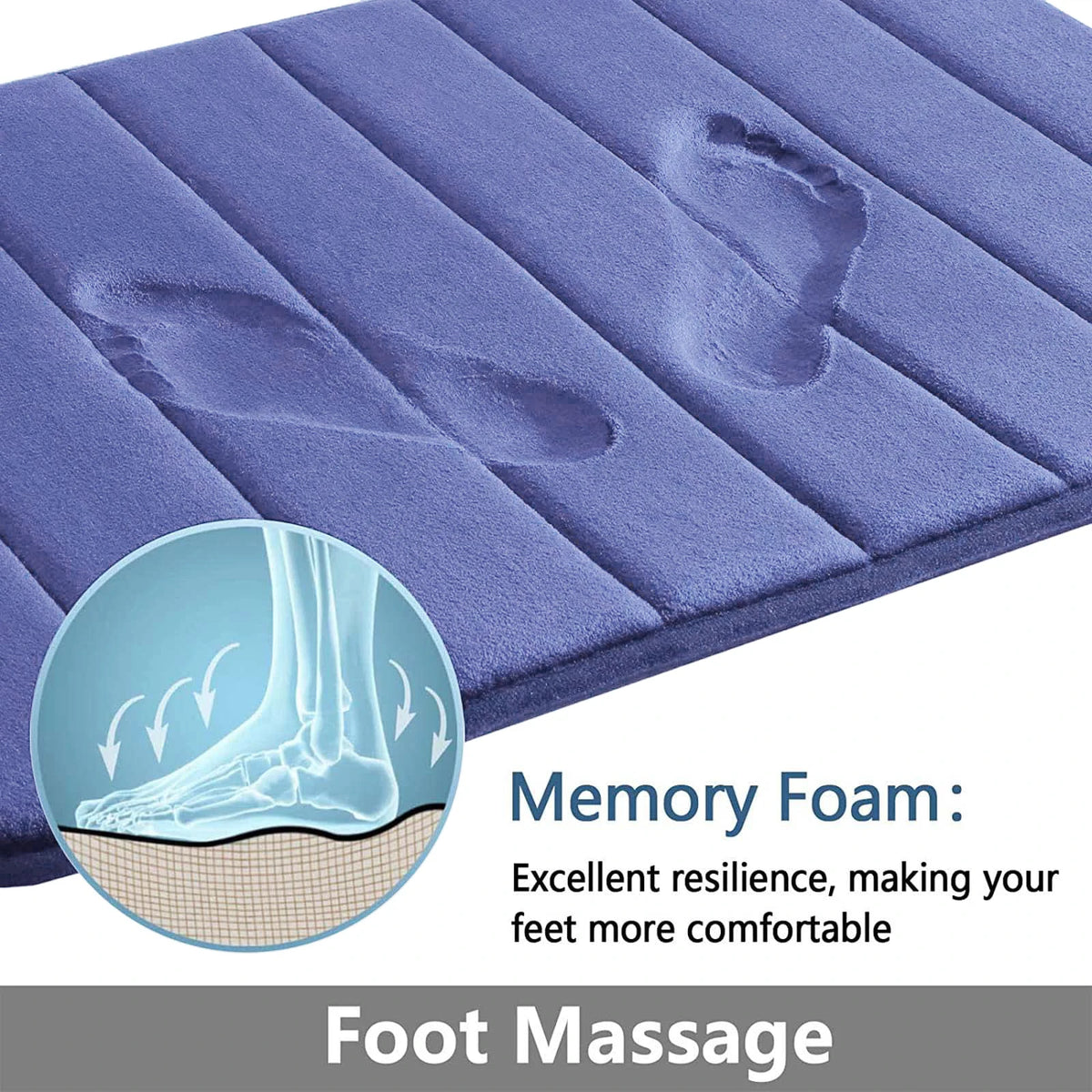 Memory Foam Bath Rug Set