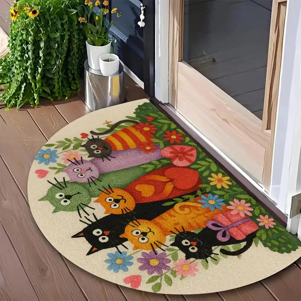 Semicircle Welcome Door Mat