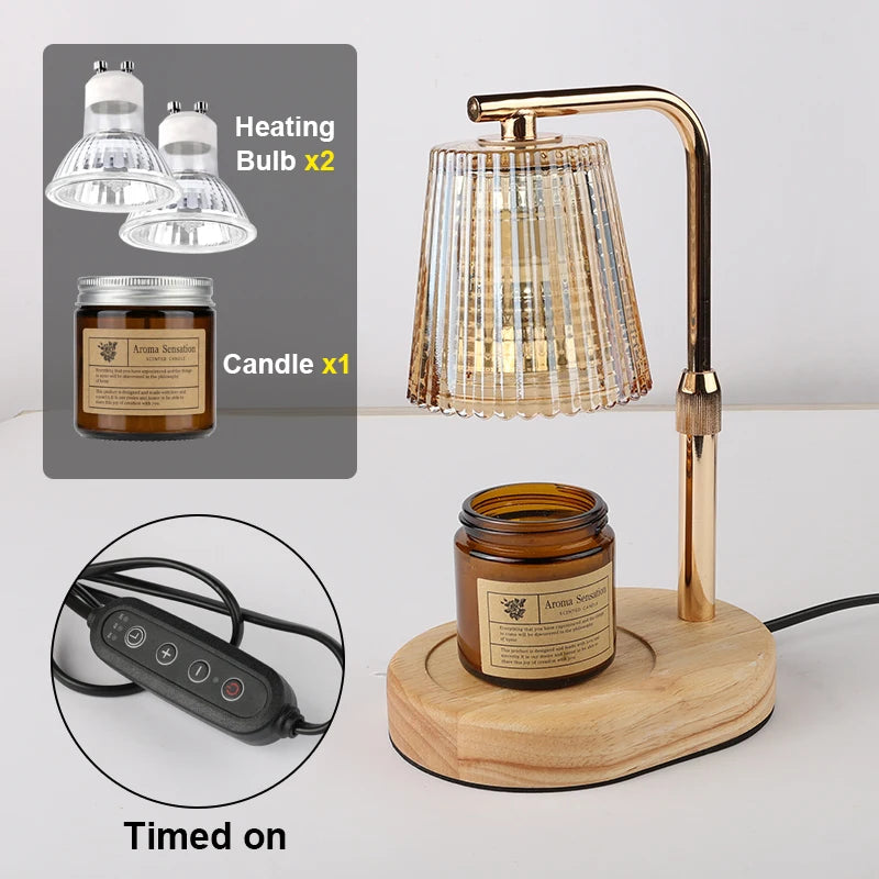 Candle Warmer Lamp with Timer - With Candle Set B