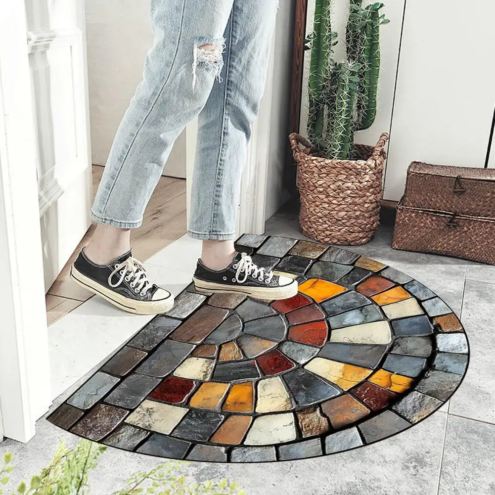 Semicircle Welcome Door Mat